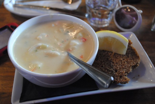 Seafood chowder